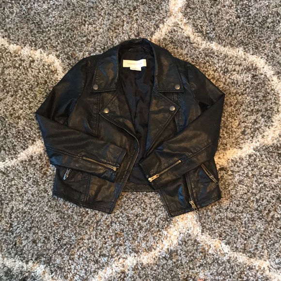 Treasure & Bond Girl’s Leather Jacket Size S - Picture 3 of 6